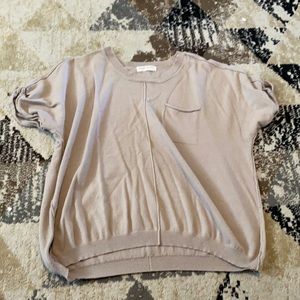 Down east short sleeve sweater